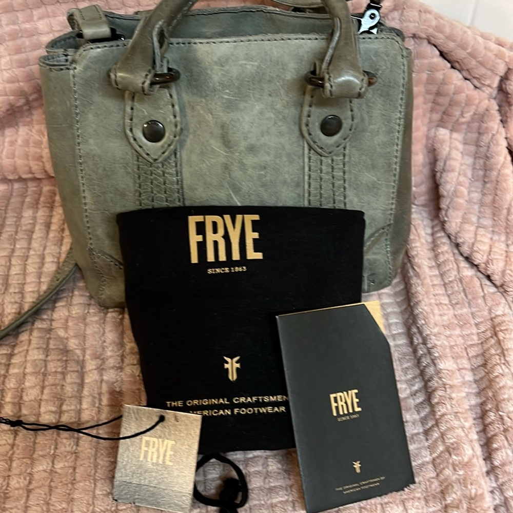 Frye Melissa mini tote crossbody in fern